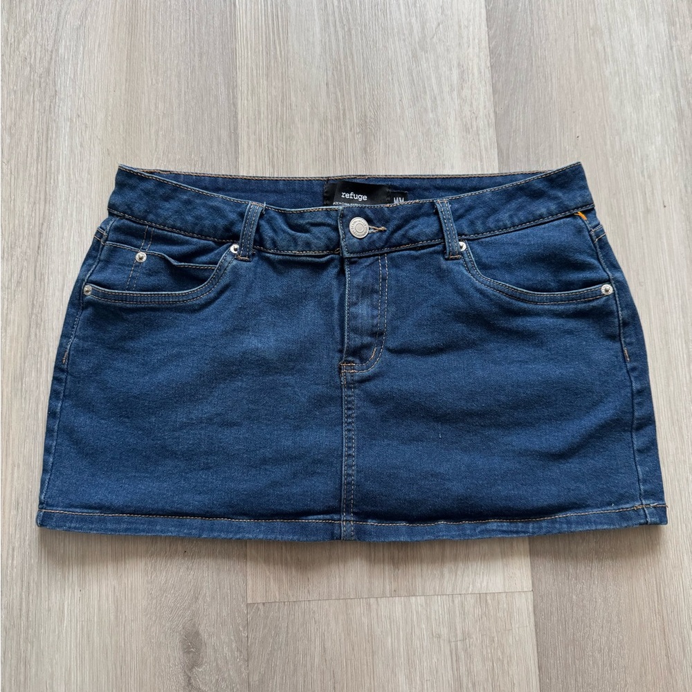 Refuge Denim Mini Skirt